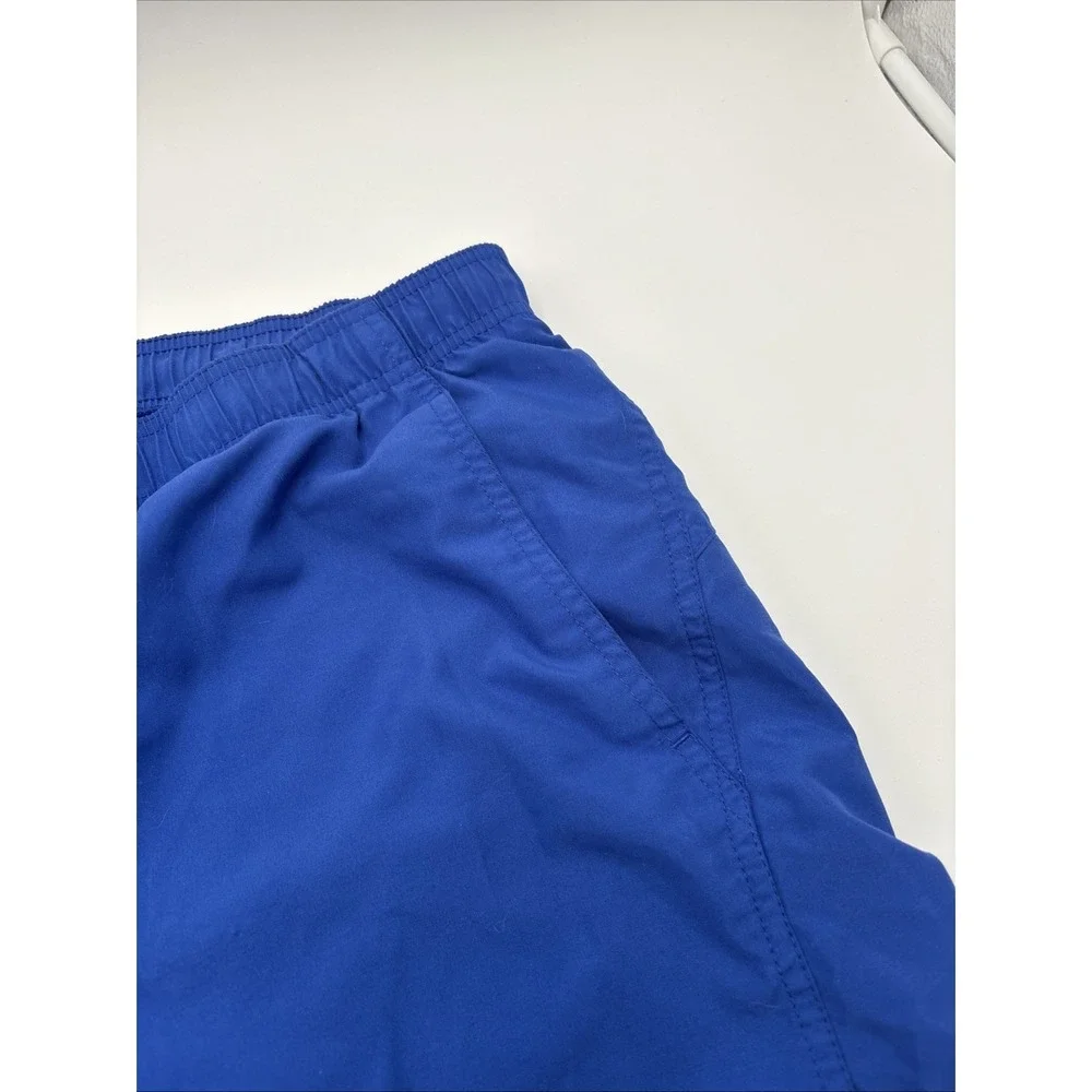 Nike Swimming Shorts Mens Size Large W/pockets Swim‎ Swoosh Embroidered On Back